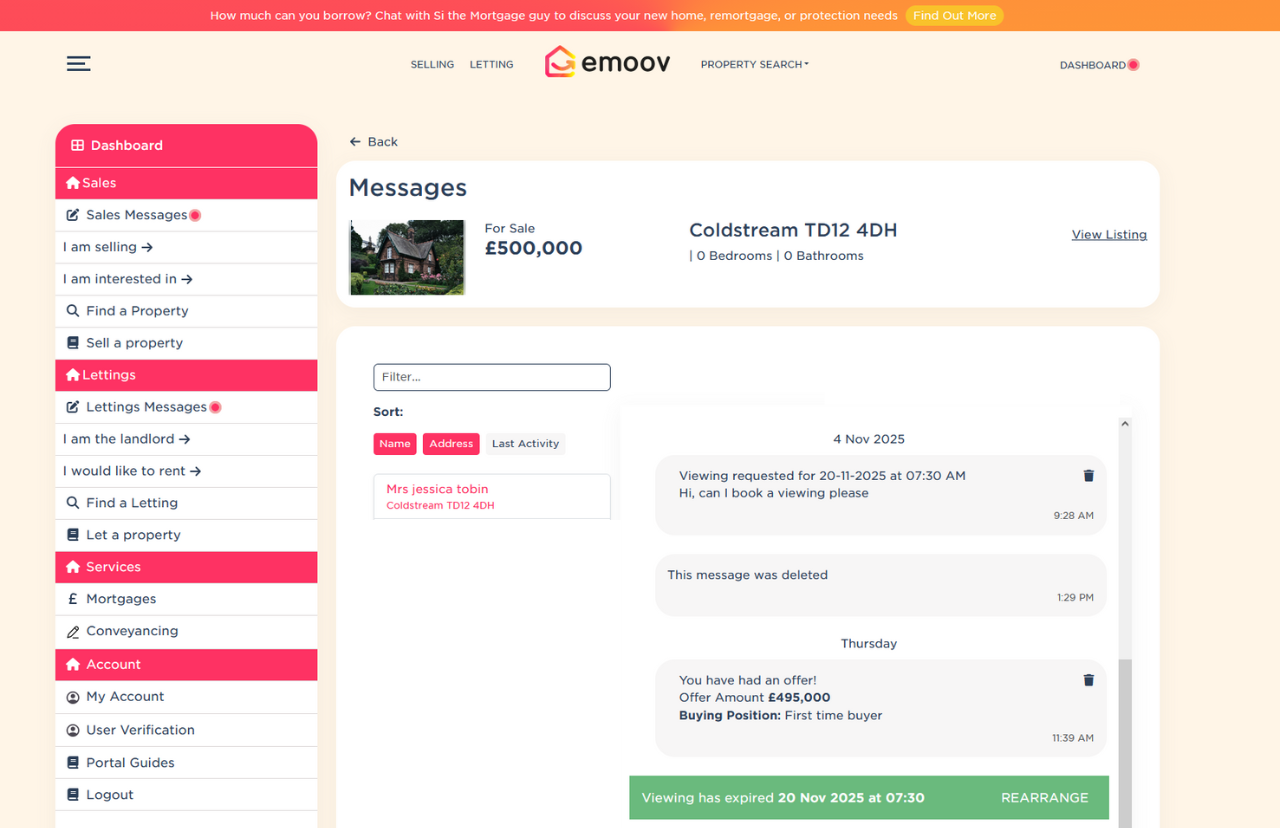How to Manage Offers on the Emoov Website