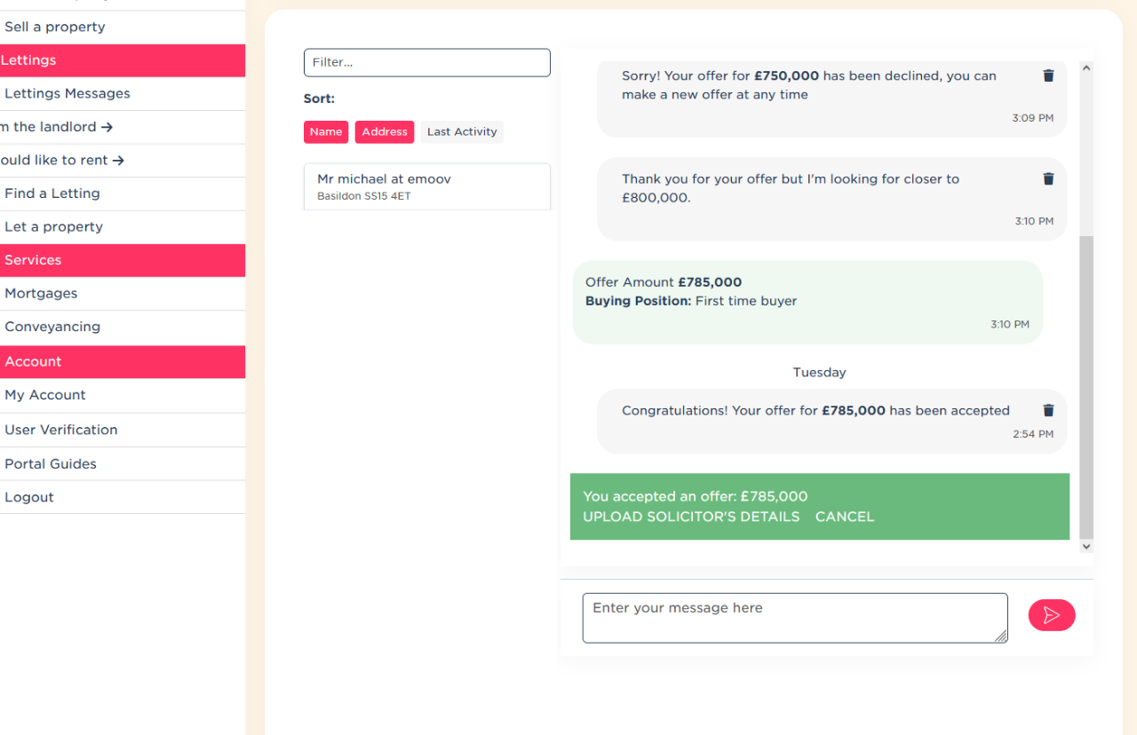 What is a Memorandum of Sale?