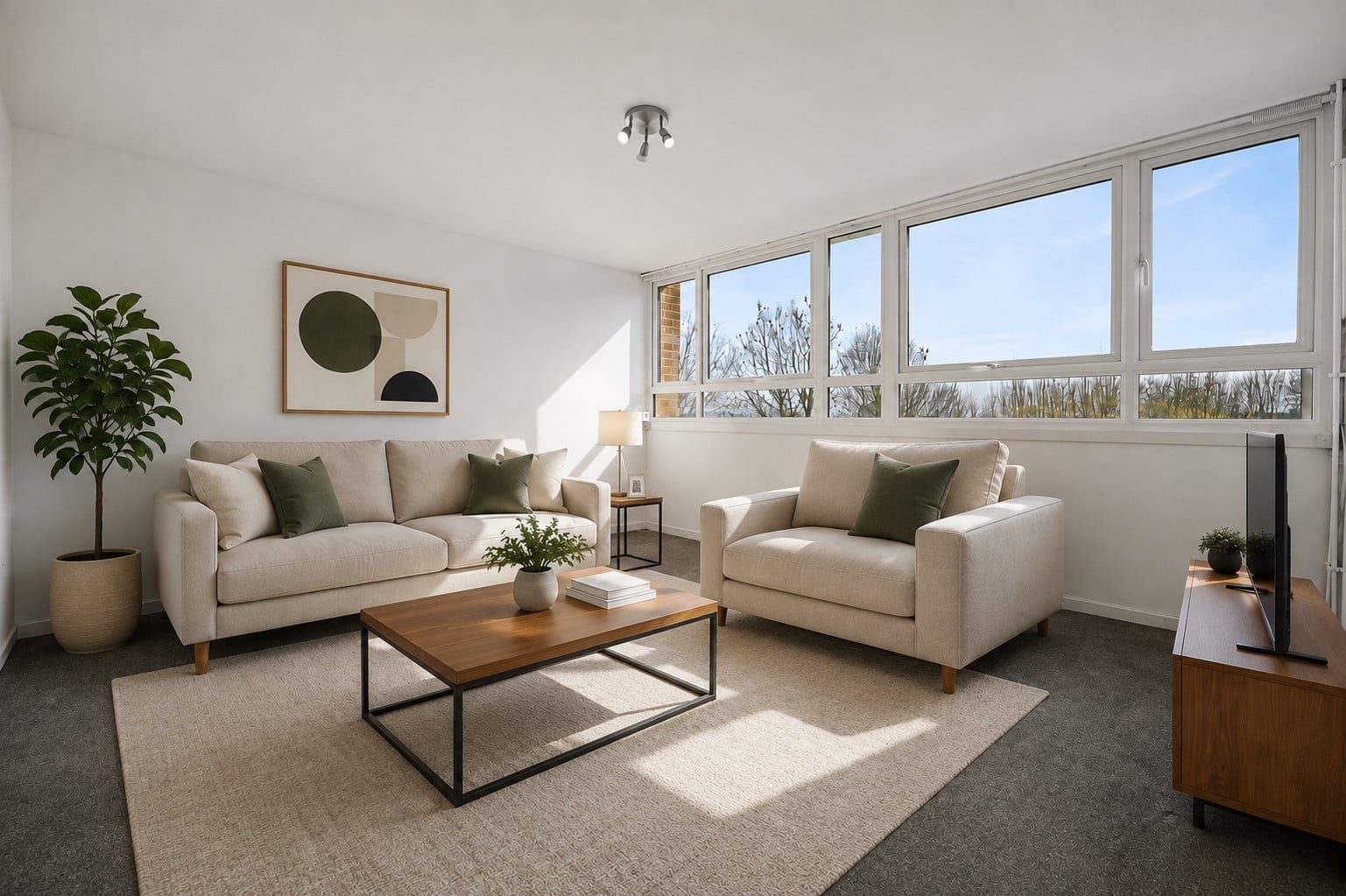 Living Room 4.24m x 3.87m